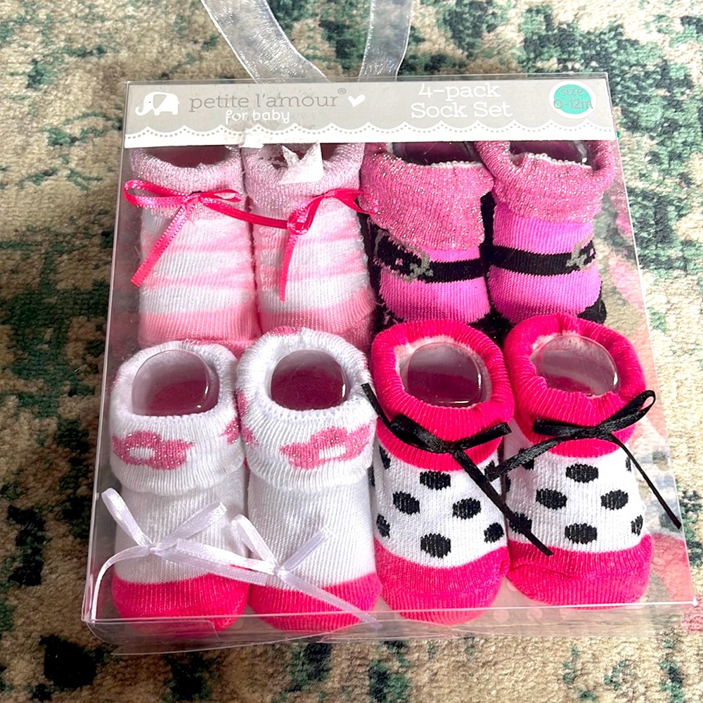 4 pack socks gift set
